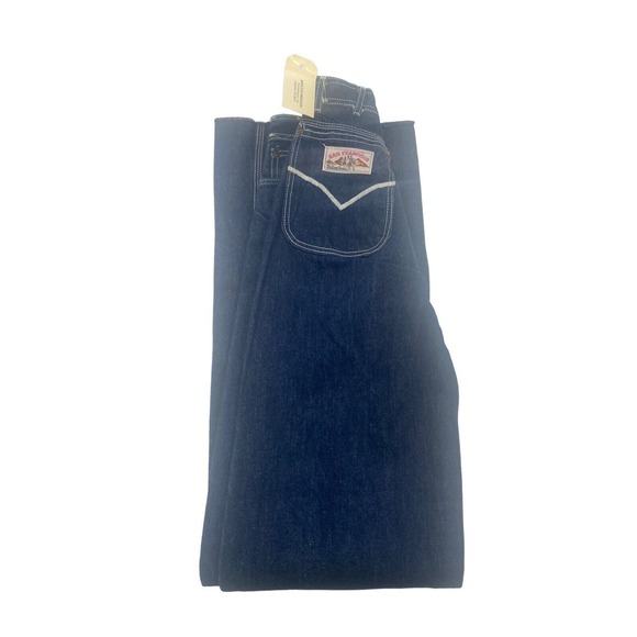 Vintage San Francisco Riding Gear Jean YOUTH KIDS 19X35" Bell Bottom Flares 70s - Picture 15 of 16